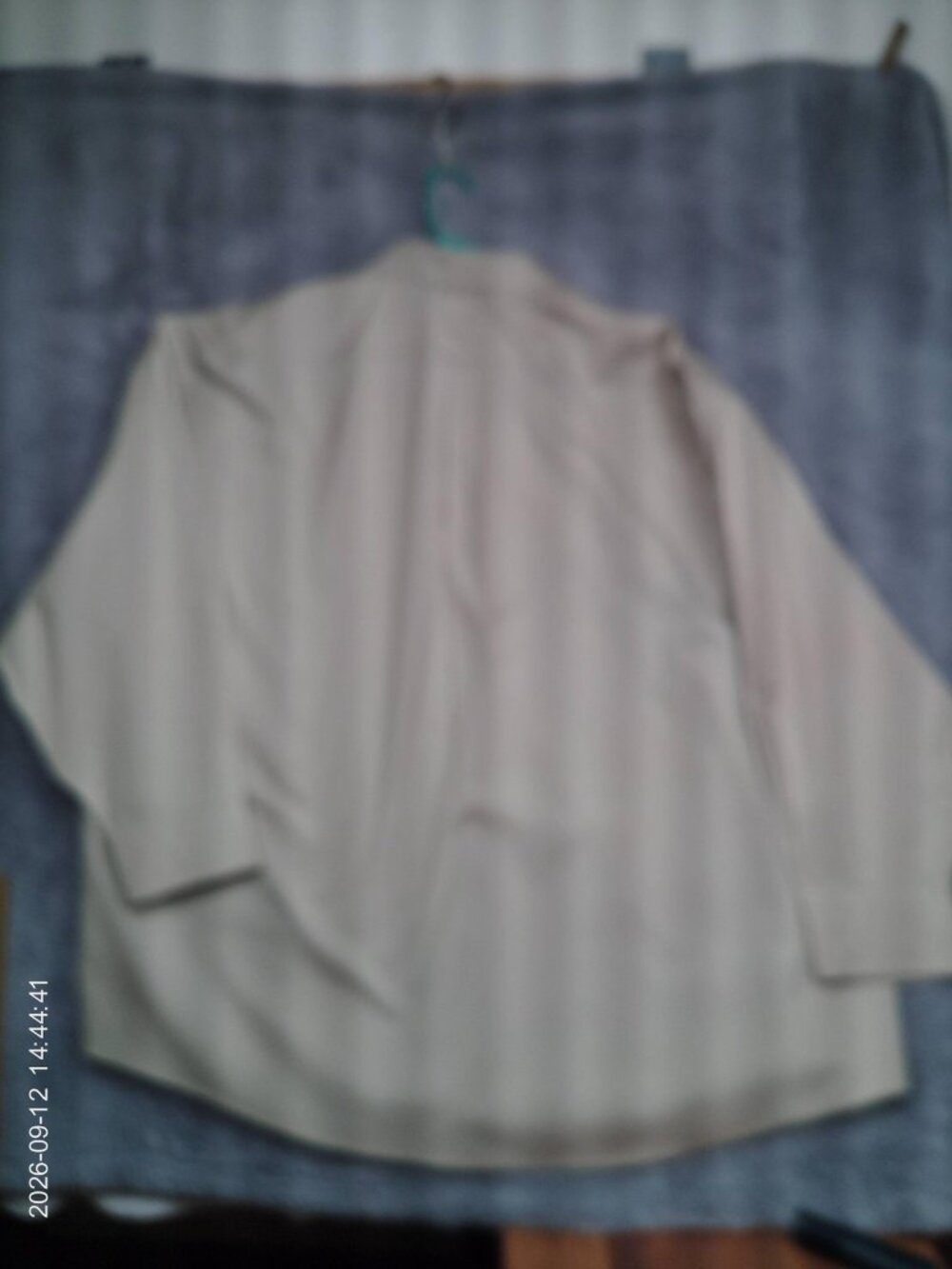 Joseph & Feiss Dress Shirt Mens 20 34/35 Beige Non Iron Cotton Long Sleeve MED. - Picture 3 of 11